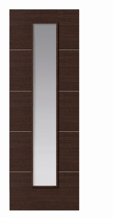 JB Kind Wenge Glazed Internal Door - 686 x 1981 x 35mm